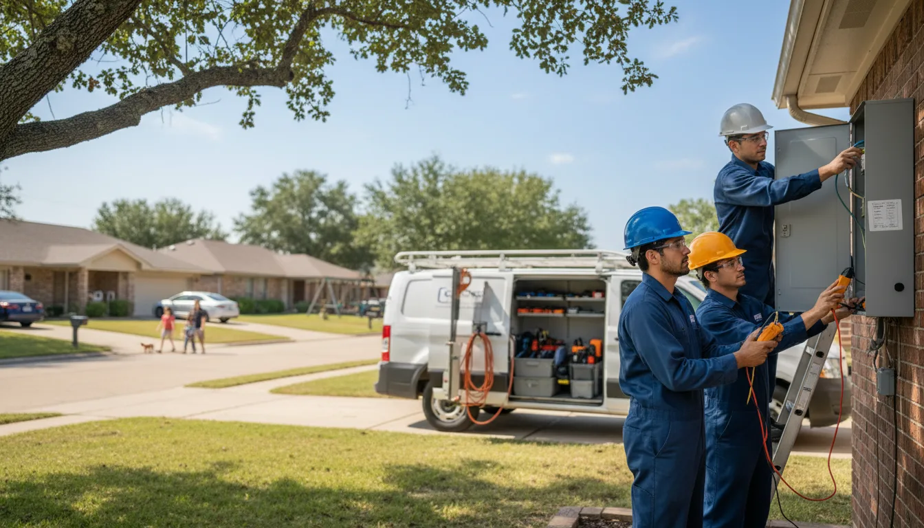 Certified electrician providing emergency electrical services in Columbia City, IN